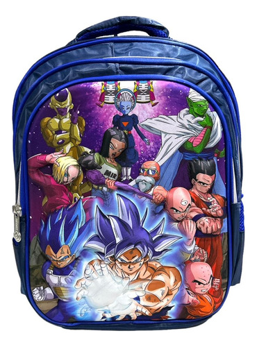 Mochila Dragon Ball Z Ultrainstinto Escolar +calidad +anime 