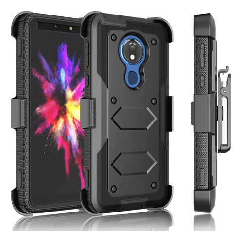 Tekcoo Funda Con Clip Para Moto G7  Supra E5 Plus E5