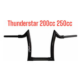 Manillar Diablo Vento Thunderstar 200 250cc 28 Cm Negro