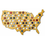 Skyline Workshop, Mapa De Estados Unidos Para Tapas De Cerve