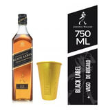 Whisky Johnnie Walker Black Label 12 Años 750ml + 1 Vaso