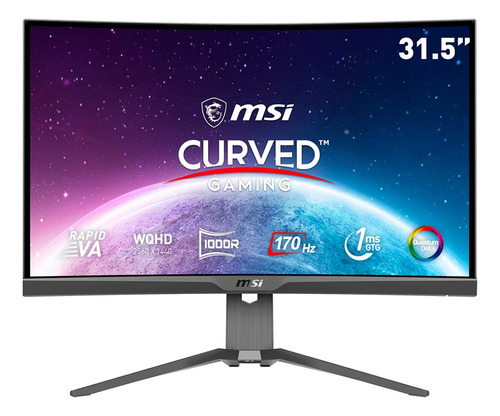 Monitor Gamer Curvo Msi Mag 325cqrf-qd Led 31.5 Quad Hd