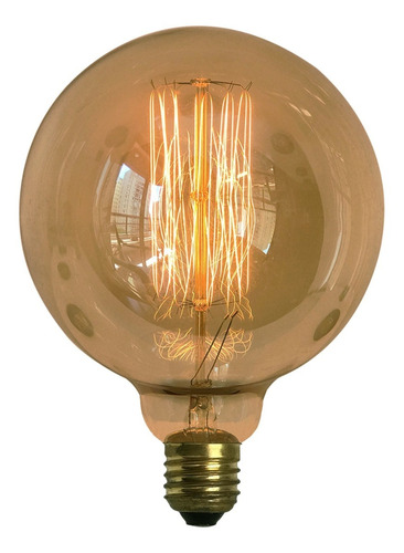 Lâmpada Retro Decorativa Vintage Thomas Edison G125 110v 127