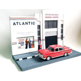 Diorama Posto Atlantic Coleção Carros Inesquecíveis 1:43 