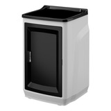 Gabinete Para Lavanderia Com Tanque Preto/branco 78x51x43cm