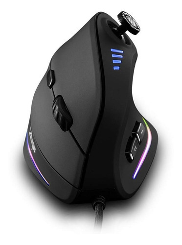 Zelotes C-18 Mouse Gamer Con Cable Vertical Mapeo De Botones