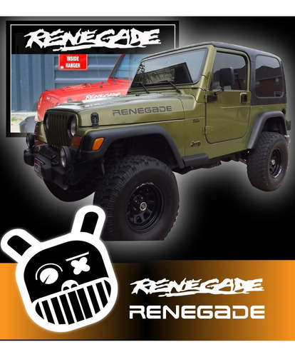 Kit Calcos Decorativas Jeep Renegade.