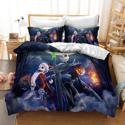 Juego De Cama De Funda De Edredón De Navidad Halloween