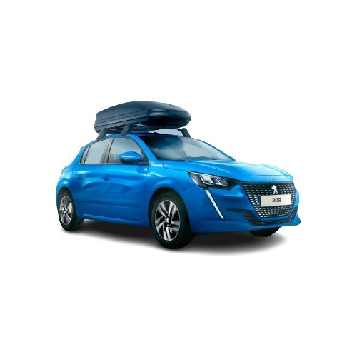 Combo Cofre De Techo (330l) + Barras Originales Peugeot 208