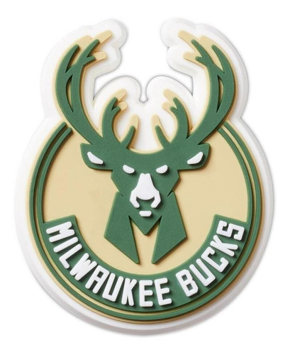 Jibbitz Nba Milwaukee Bucks Unico - Tamanho Un
