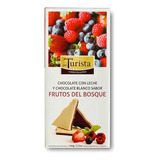 Tableta De Chocolate Blanco Del Turista Frutos Del Bosque 100g