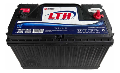 Bateria Lth 1125 Amp Ca Uso Pesado L-31-900ar 12v 17 Placas