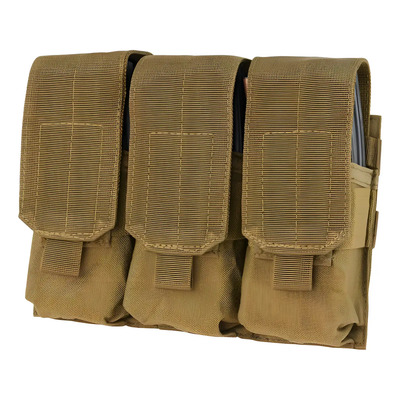 Porta Cargador Triple De 6 Cargadores Color Marrón | Envío gratis