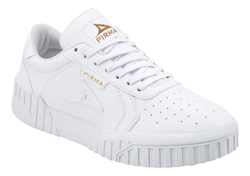 Tenis Escolares Casual Pirma 5515 Sneakers Deportivo Blanco