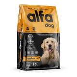 Alimento Perro Alfa Dog Senior Premium 20kg 