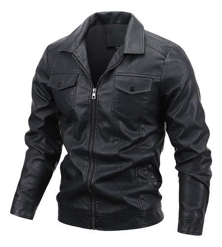 Chaqueta De Cuero Para Hombre, Chaqueta De Cuero, Abrigo, Ro