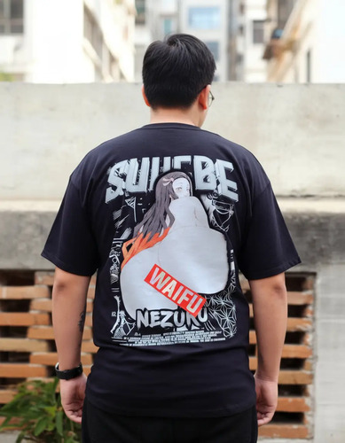 Playera Anime Hentai Manga Ecchi Negra Manga Corta Demon Nez