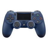 Controle Sony Playstation 4 Ps4 Azul Noturno Original