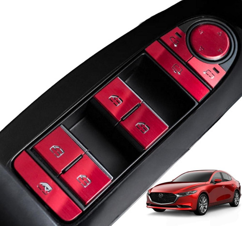 Moldura Botones Elevadores Puertas Mazda 3 Cx30 2019 A 2023