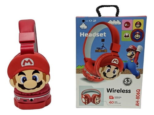 Diadema Bluetooth  Mario Bross