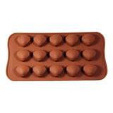 Forma Silicone Chocolate Bombom Sabonete Vela Biscoito Antia Cor Concha