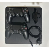 Playstation Ps4 Slim 1tb Ssd - 2 Controles - 4 Jogos