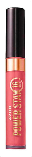 Avon Power Stay Batom Líquido Matte 16h Acabamento Fosco Cor Rosa Toque Rosê