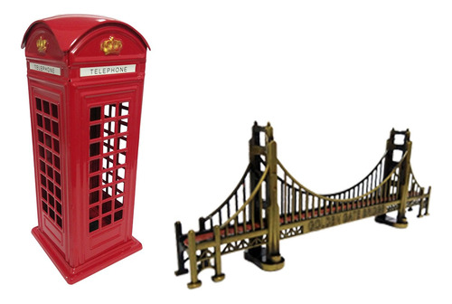 Cabine Telefonica Golden Gate Miniatura