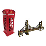 Cabine Telefonica Golden Gate Miniatura