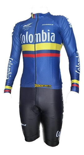 Uniforme Jersey Ciclismo Traje  Conjunto Badana Manga Larga