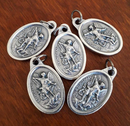  Medalla San Miguel Arcangel Zamak Italiana **5'unidades**