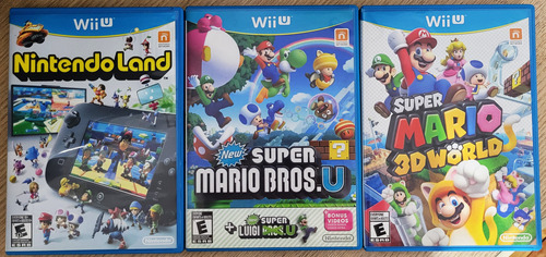  Lotes De 3 Jogos No Nintendo Wii U