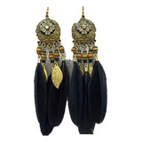 Aretes Largos Vintage, Estilo Bohemio De Atrapasueños