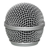 Bocha De Reemplazo Para Microfono Tipo 58 Stagg Plateado