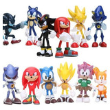 Sonic Toy Sonic Shadow Tails, 12 Piezas, 7 Cm