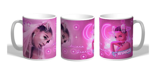 Taza Ariana Grande, 7 Rings De Plástico