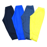 4 Pack De Pants 100% Algodón Colores Fuertes Para Bebé