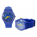 Reloj Pulsera Boca Juniors Unisex Malla Caucho Original