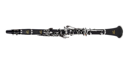 Clarinete Dominante Em Bb 17 Chaves Kit Limpeza E Semicase