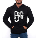 Blusa De Frio Moletom Pearl Jam Rock Banda Com Capuz