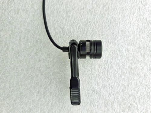 Microfono Solapero. Clip Cocodrilo Metálico. Plug 3,5mm