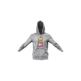 Sudadera Comoda  Gris Jaspe (hoodie) Peach Infantil