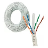 Rollo 100 Mts Cable De Red Utp Cat6 100% Cobre Interior