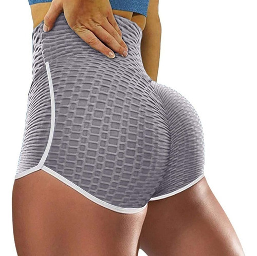 Pantalón Corto Deportivo Casual Gym Plisado Sexy Levanta Pom