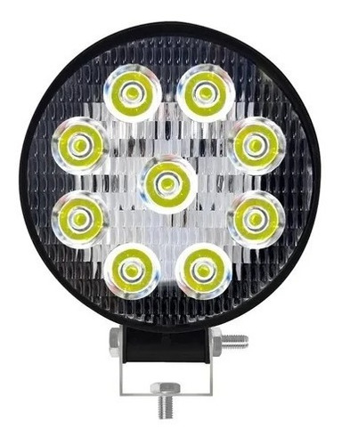 Faro Auxiliar Proyector 9 Led 27w Off Road 4x4 Redondo