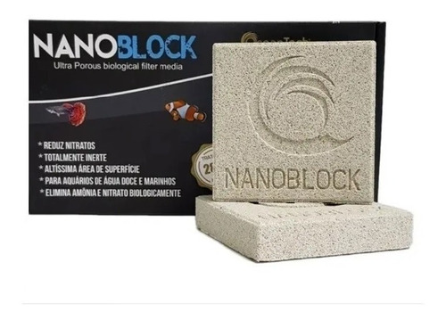 Melhor Mídia Biológica Para Aquário Oceantech Nanoblock + Nf