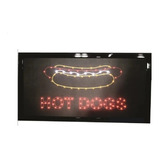 Anuncio Luminoso De Led Letrero Hot Dogs Para Negocio