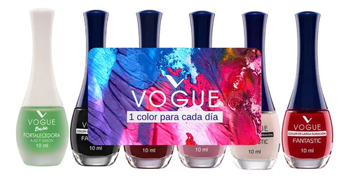 Set De Regalo X6 Esmaltes Fantastic - Vogue