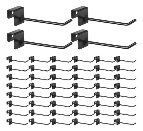 96 Ganchos Para Paneles De Metal Negro De 4 Pulgadas, Con Fo