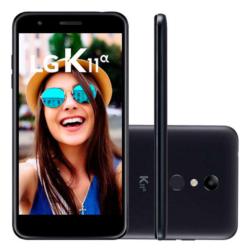 LG K11 Alpha 16gb 2 Chip Rede 4g 5.3'' Preto - Excelente